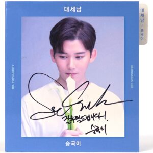 Seung Guk Lee – Mr. Popularity Single Album Signed Promo CD Trot 2019