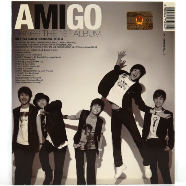 Shinee - Amigo The First Album Repackage CD 2008