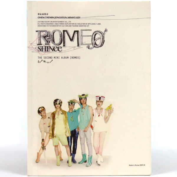 Shinee - Romeo [Onew Ver.] The Second Mini Album CD 2009