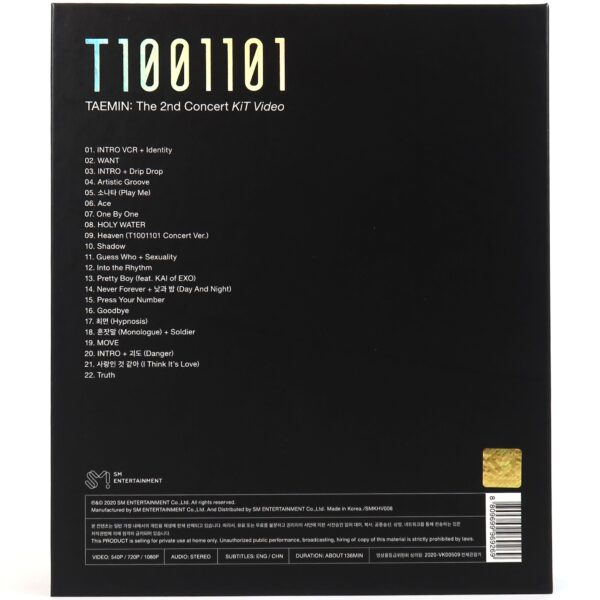 IMG_9556 Taemin – T1001101 2nd Concert Kit Video 2020 Shinee