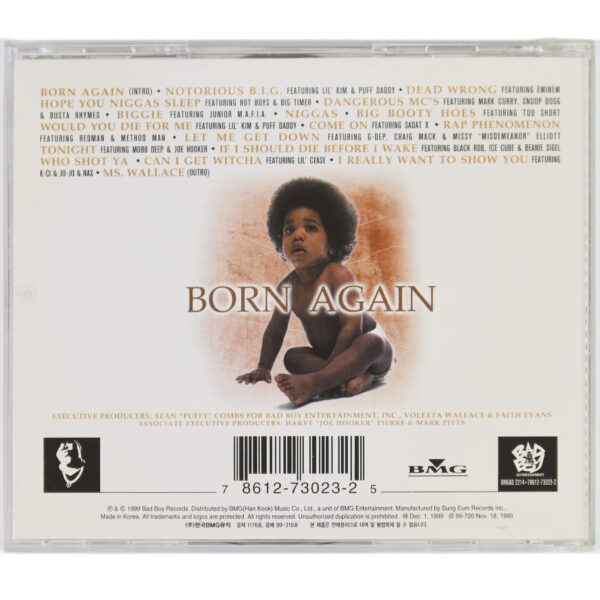 Notorious B.I.G. – Born Again Album Korean CD Hype Sticker Korea
