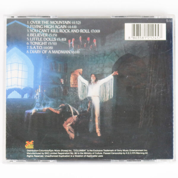 Ozzy Osbourne - Diary Of A Madman Korean CD Album Korea