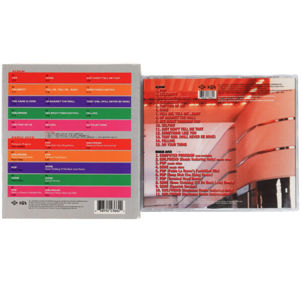 NSYNC - Celebrity Album Korean CD + VCD Slipcase Korea