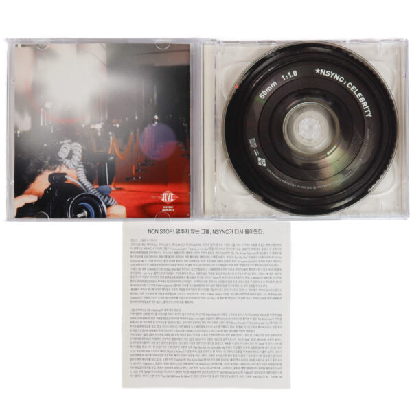 NSYNC - Celebrity Album Korean CD + VCD Slipcase Korea