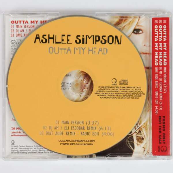 Ashlee Simpson – Outta My Head (Ay Ya Ya) Single Album CD Promo EU / Korea