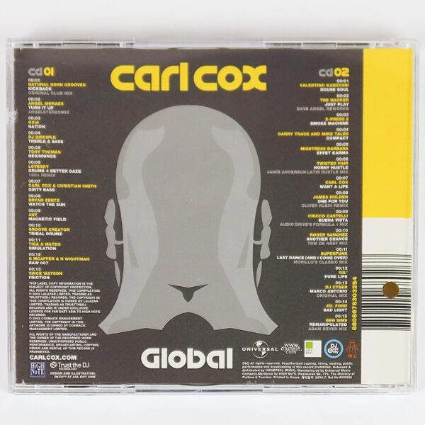 Carl Cox – Global Album Korean Double CD Korea