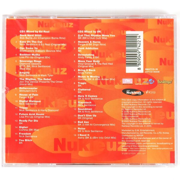 IMG_9759 International HardHouse Compilation CD Sealed Korea SM 2001 Neukleuz Presentz