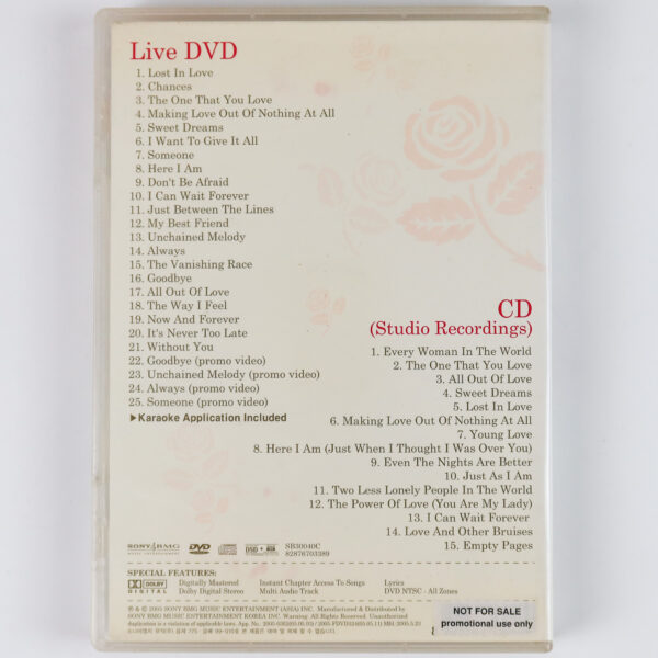 The Very Best Of Air Supply - 30th Anniversary Korean DVD + CD Korea Karaoke