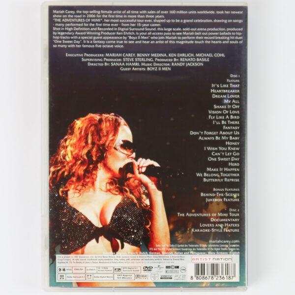 Mariah Carey – The Adventures Of Mimi Korean DVD Korea Insert [read]