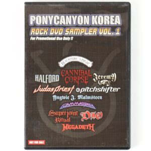 Ponycanyon Korea Rock DVD Sampler Vol. 1 [NTSC] Korea Megadeth Cannibal Corpse