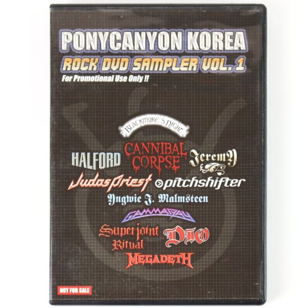 Ponycanyon Korea Rock DVD Sampler Vol. 1 [NTSC] Korea Megadeth Cannibal Corpse