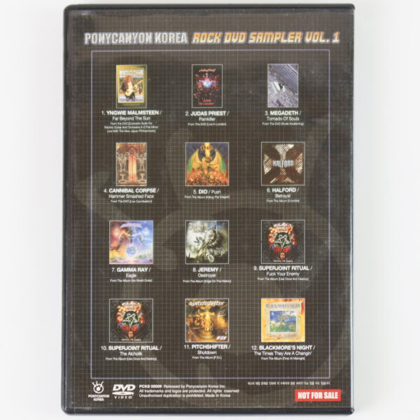 Ponycanyon Korea Rock DVD Sampler Vol. 1 [NTSC] Korea Megadeth Cannibal Corpse
