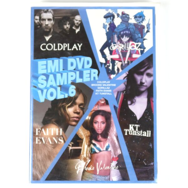 IMG_9972 EMI DVD Sampler Vol. 6 Korea Sealed Coldplay Gorillaz KT Tunstall 2005