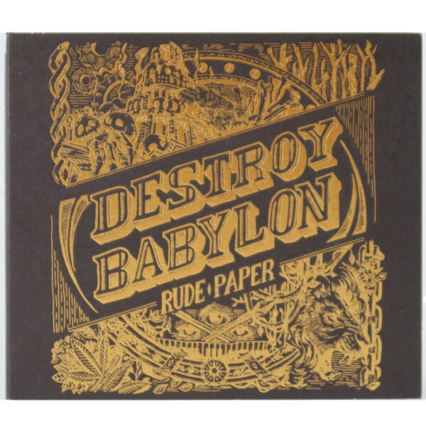 IMG_1753 Rude Paper - Destroy Babylon 2nd Album Signed CD Korean Reggae Dub Rap 2015