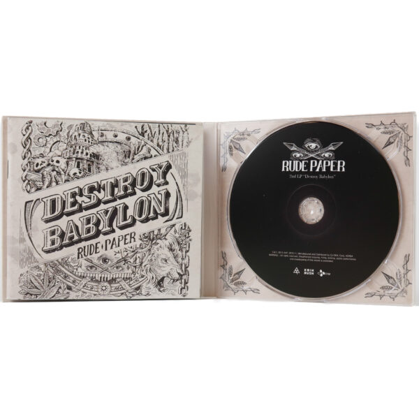 IMG_1756 Rude Paper - Destroy Babylon 2nd Album Signed CD Korean Reggae Dub Rap 2015