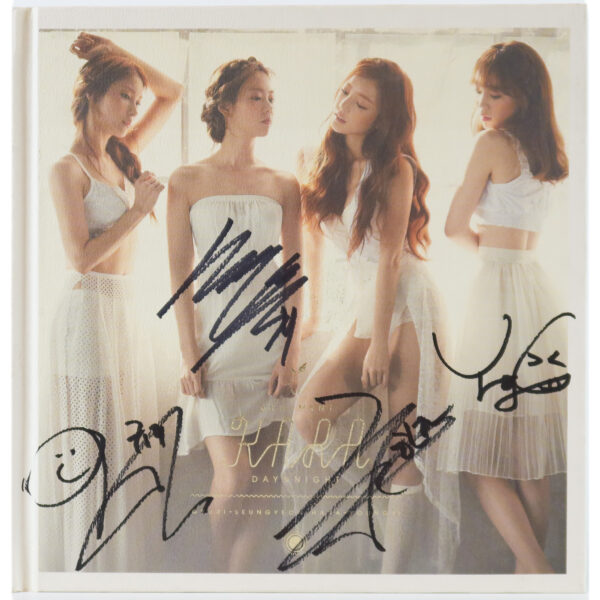 IMG_2134 Kara - Day & Night 6th Mini Album Signed Autographed CD Promo 2014
