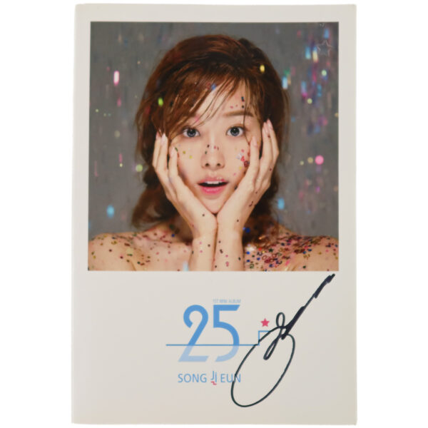 Song Ji Eun - 25 [Ver. A] 1st Mini Album Signed Autographed Promo CD 2014 Secret