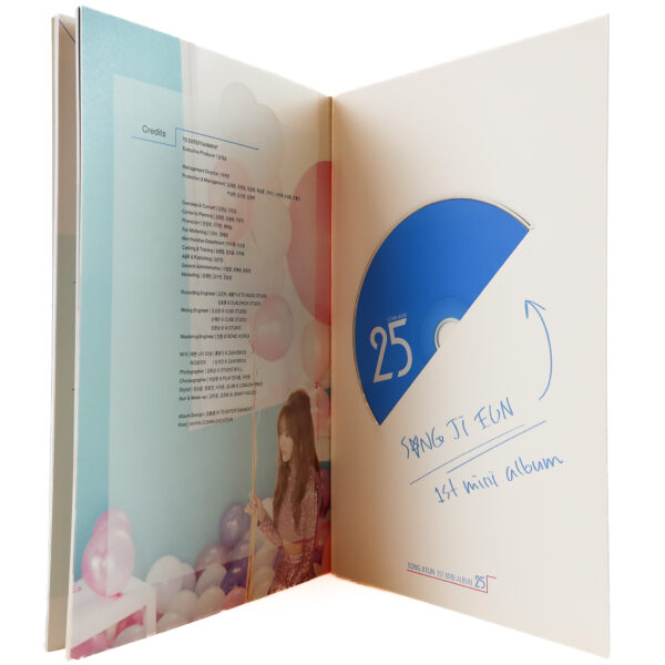 Song Ji Eun - 25 [Ver. A] 1st Mini Album Signed Autographed Promo CD 2014 Secret