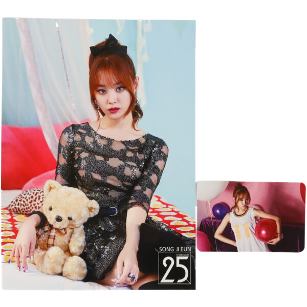 Song Ji Eun - 25 [Ver. A] 1st Mini Album Signed Autographed Promo CD 2014 Secret