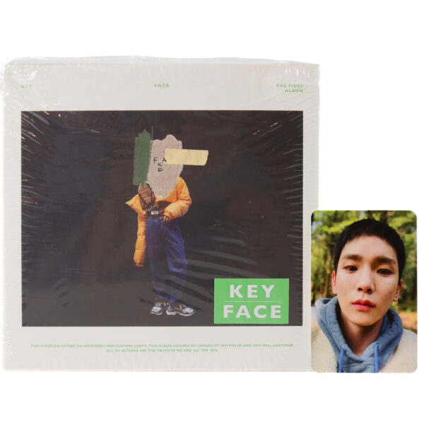 Key - Face [White Ver.] The First Album CD + Photocard 2018 Shinee