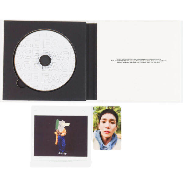 Key - Face [White Ver.] The First Album CD + Photocard 2018 Shinee