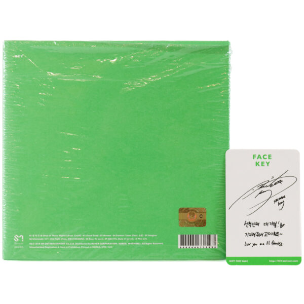 Key - Face [Green Ver.] The First Album CD + Photocard 2018 Shinee
