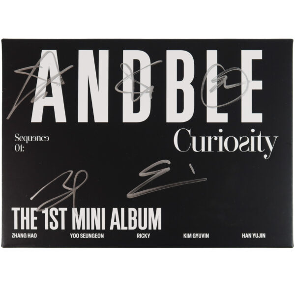 AND2BLE - Sequence 01: Curiosity [Unnatural Ver.] 1st Mini Album Signed Promo CD