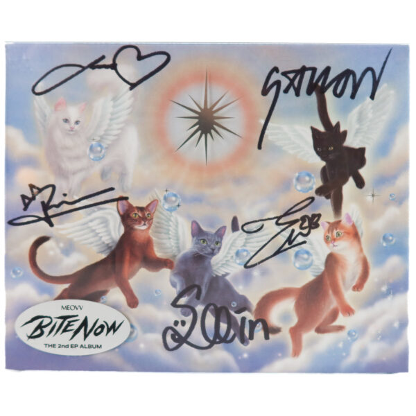 MEOVV - Bite Now [Angel Ver.] 2nd Mini Album Signed Promo CD 2025