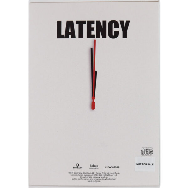 IMG_2942 Latency - Late O' Clock 1st Mini Album Signed CD Promo 2026 Loona Hyunjin