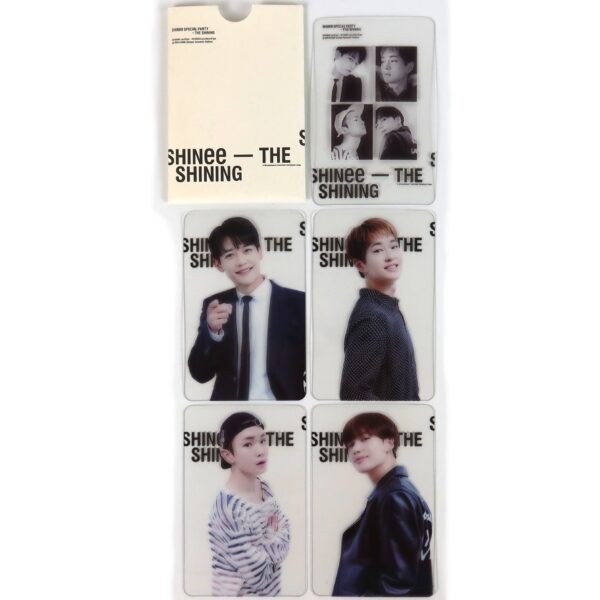 Shinee – Shinee Special Party - The Shining 5 x Clear Photocard Set 2018