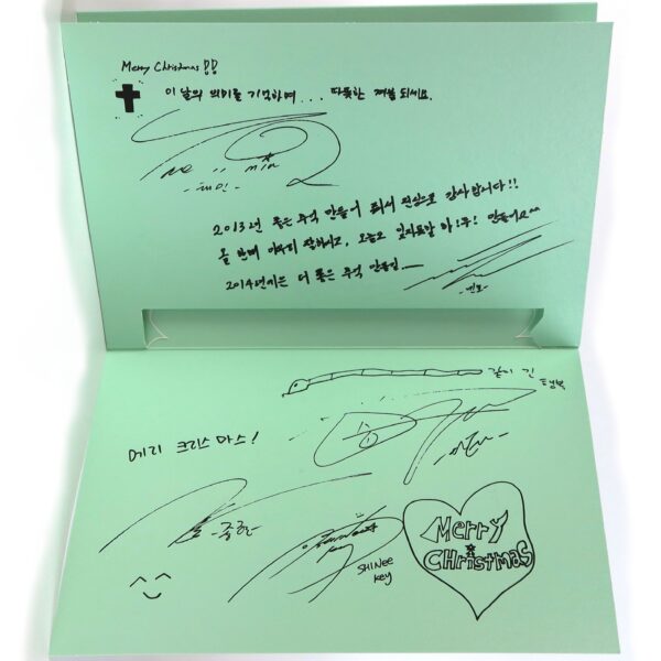 Shinee – SMTOWN Week Message Card