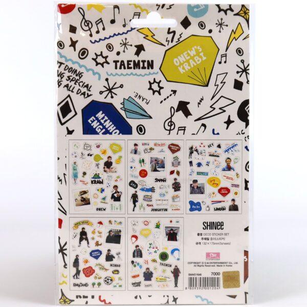Shinee Deco Sticker Set