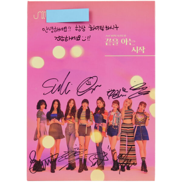 UNI.T - Begin with the End 2nd Mini Album Signed Promo CD 2018