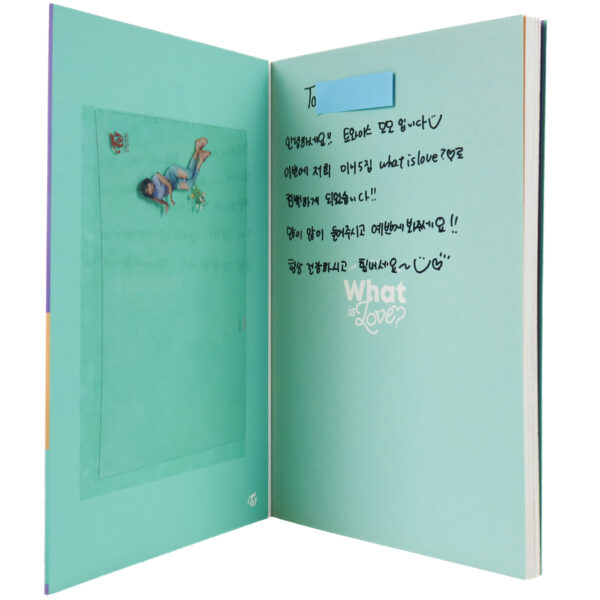 Twice - What Is Love? [B Ver.] 5th Mini Album Signed + Message Promo CD 2018