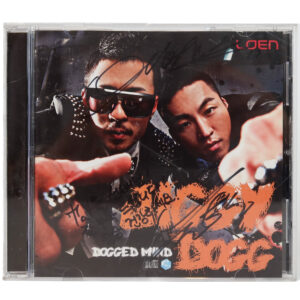 Jiggy Dogg - Dogged Mind Album Signed Promo CD Korean Hip Hop K-Rap 2010