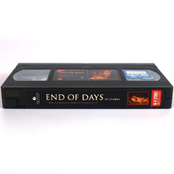 End Of Days (1999) Korean VHS Rental [NTSC] Korea Arnold Schwarzenegger