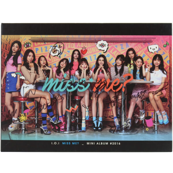 I.O.I - Miss Me? 2nd Mini Album Signed CD 2016 IOI