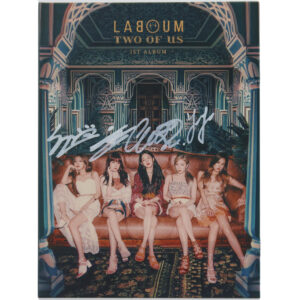 Laboum - Two Of Us 1st Album 4 Members Signed Promo CD 2019