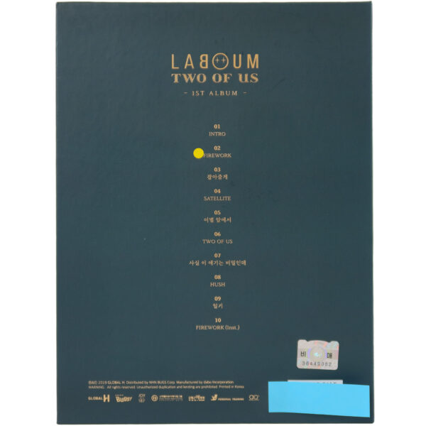 IMG_3491 Laboum - Two Of Us 1st Album 4 Members Signed Promo CD 2019