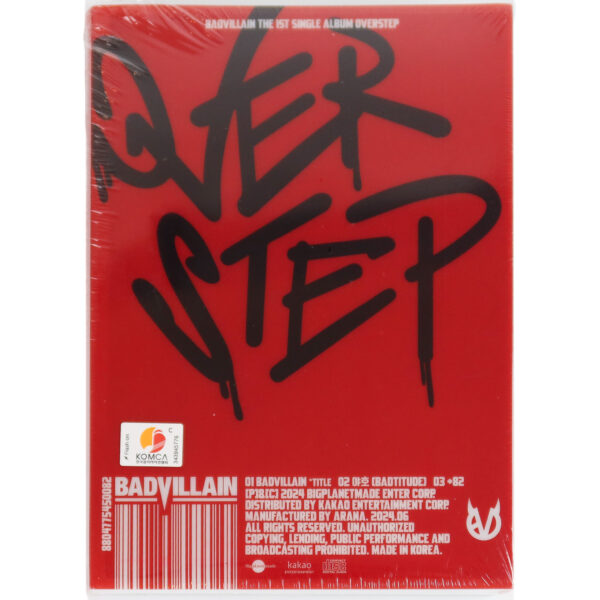 Badvillain - Overstep [Step Ver.] 1st Single Album Sealed CD 2024