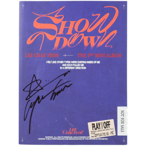 Lee Chae Yeon - Showdown [Play Ver.] 3rd Mini Album Promo CD IZ*ONE Chaeyeon