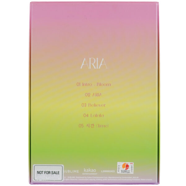 Yerin - Aria [Day Ver.] 1st Mini Album Signed Promo CD 2022 GFriend
