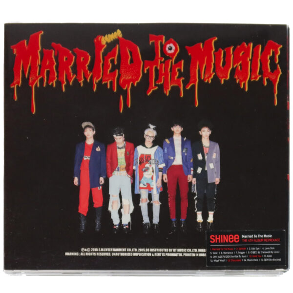 Shinee - Married To The Music 4th Album Repackage CD No PC 2015
