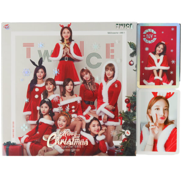 Twice Twicecoaster: Lane 1 Christmas Edition Album CD Nayeon Photocard Set