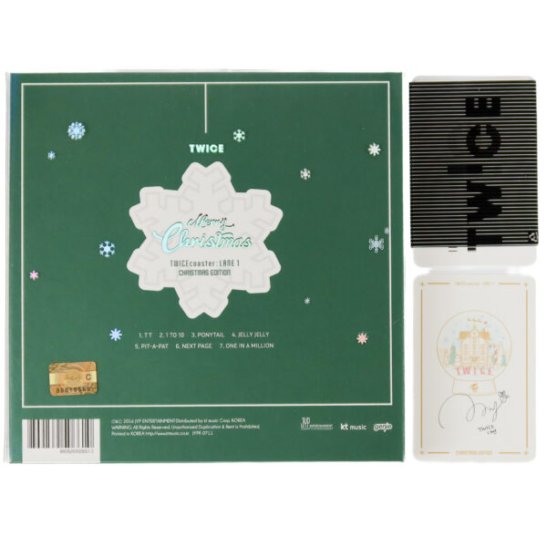 Twice Twicecoaster: Lane 1 Christmas Edition Album CD Nayeon Photocard Set