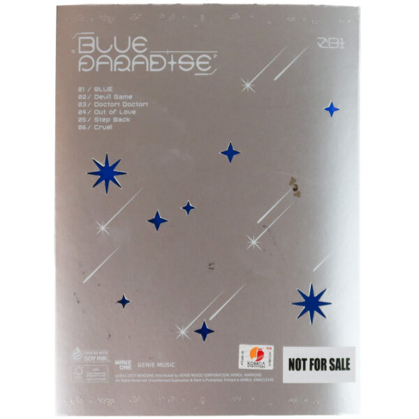 Zerobaseone - Blue Paradise [Hide Ver.] Signed Mini Album CD Promo 2025 ZB1