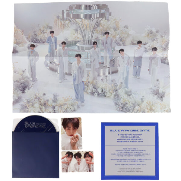 Zerobaseone - Blue Paradise [Hide Ver.] Signed Mini Album CD Promo 2025 ZB1