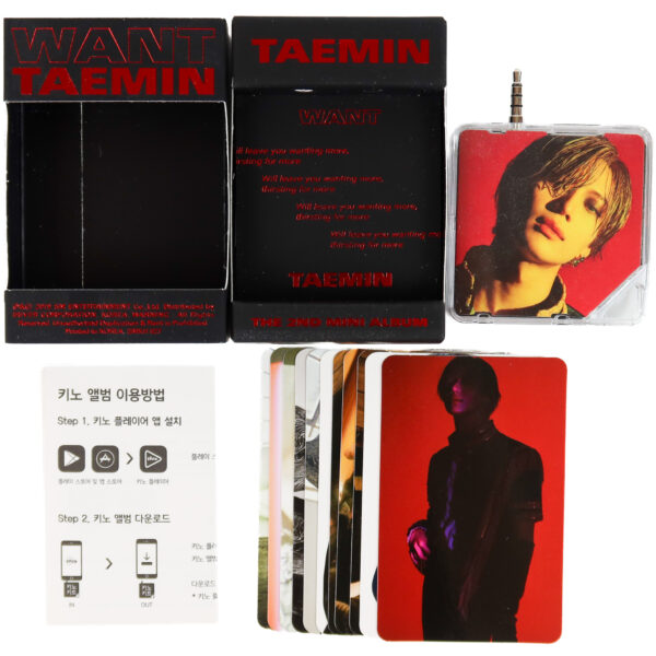 Taemin - Want [More Ver.] 2nd Mini Album Kihno Kit 2019