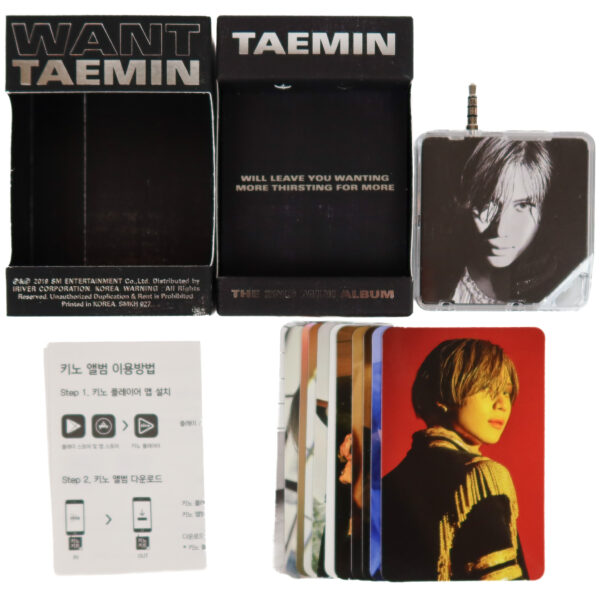 Taemin - Want [Want Ver.] 2nd Mini Album Kihno Kit 2019