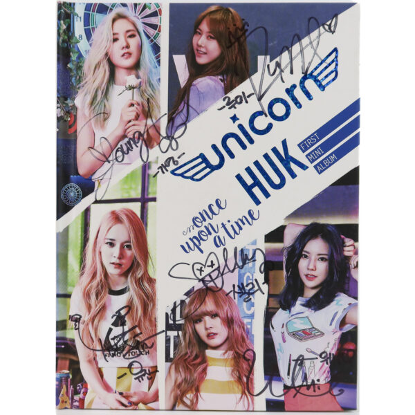 Unicorn - Once Upon A Time 1st Mini Album Signed Promo CD K-Pop 2015